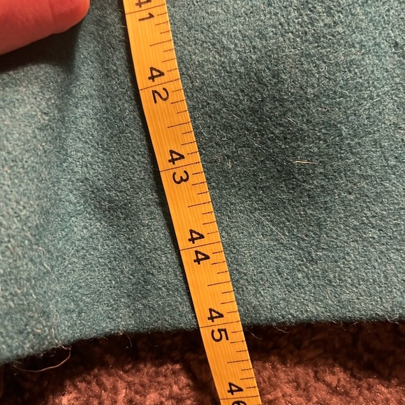 Elegant Teal Women's Coat - Picture 4 of 12